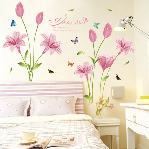 Door sticker window display kindergarten bedroom living room background decoration removable PVC combination to create