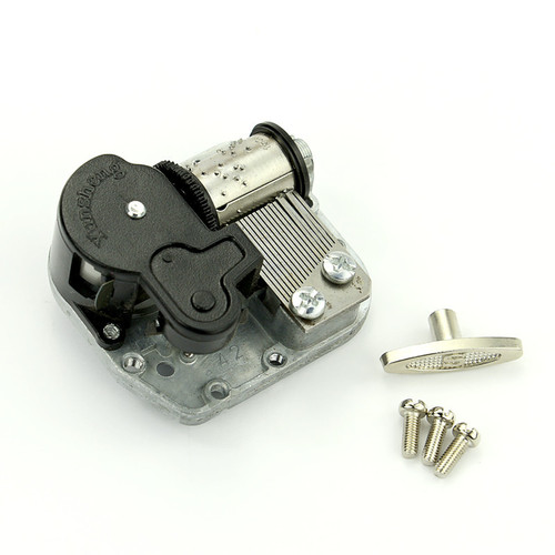 Rhyme Standard Ordinary Keywind Music Box Eight-Tone Music Box Music Bell Core Toy DIY Accessory Attachment