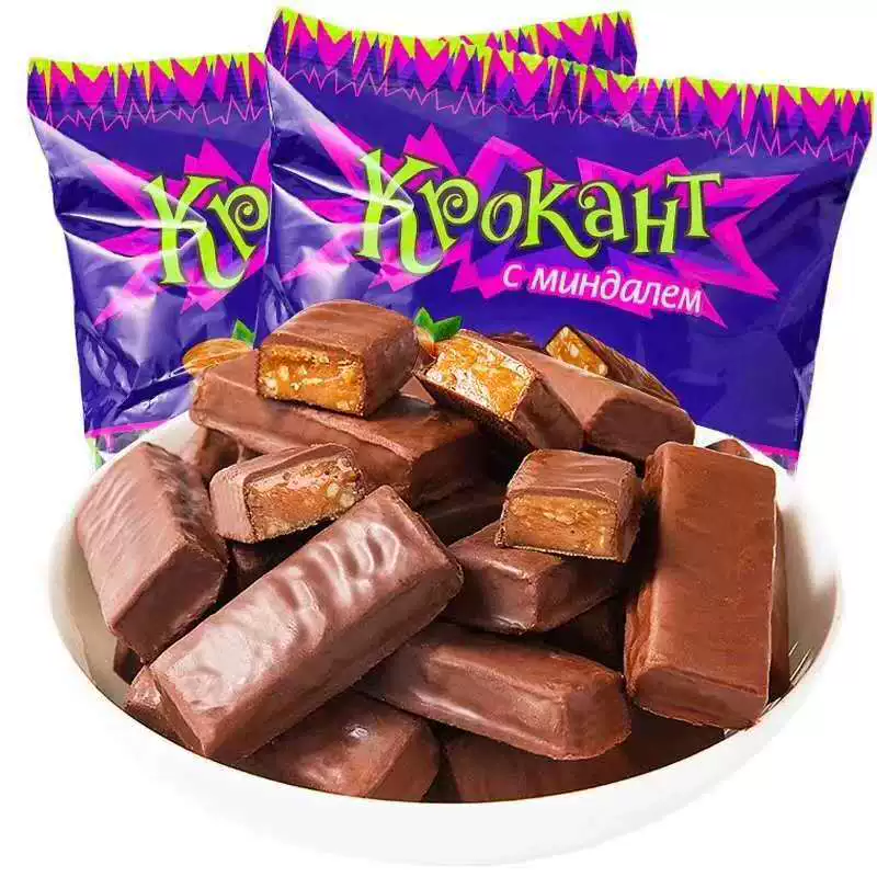 KDV шоколадно-ароматные фиолетовые конфеты, импорт from United Arab Emirates 500 г/мешок KPOKAHT закуски и свадебные конфеты