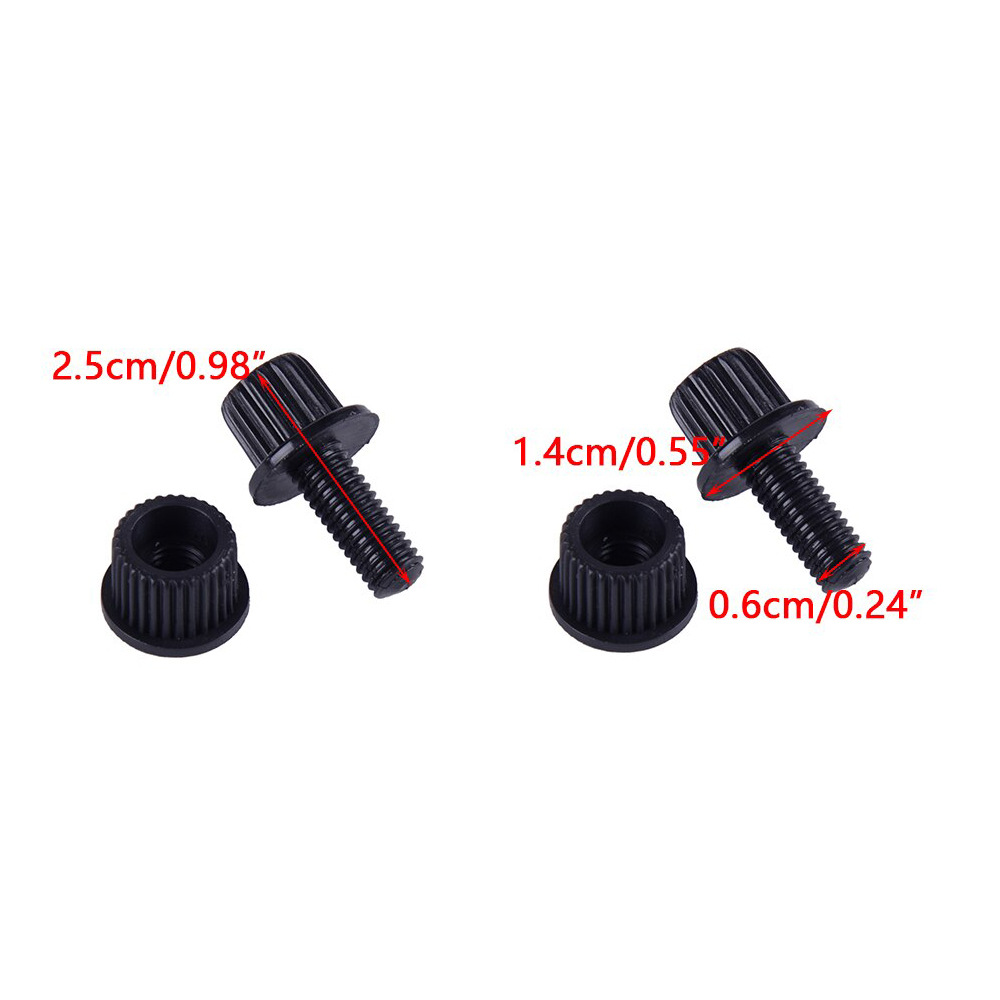 Yacht License Plate Screws Motorcycle Nylon License Plate Anti-Rust Screws M25*10 License Plates