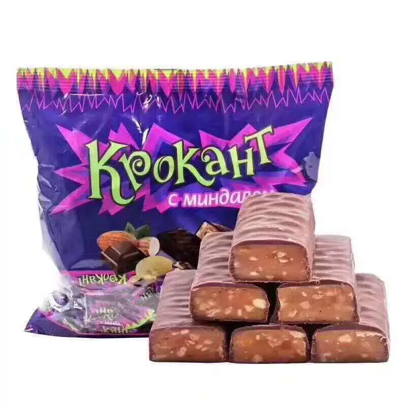 KDV шоколадно-ароматные фиолетовые конфеты, импорт from United Arab Emirates 500 г/мешок KPOKAHT закуски и свадебные конфеты