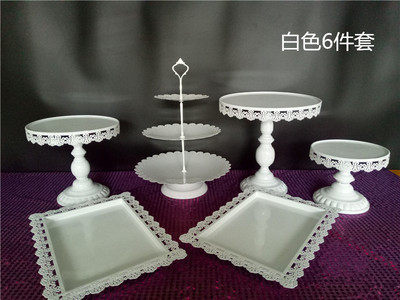 Decoración de mesa de postre soporte de exhibición bandeja de pastelería de postre comida fría pausa de té Mesa estante de la torta té de la tarde Merienda stand