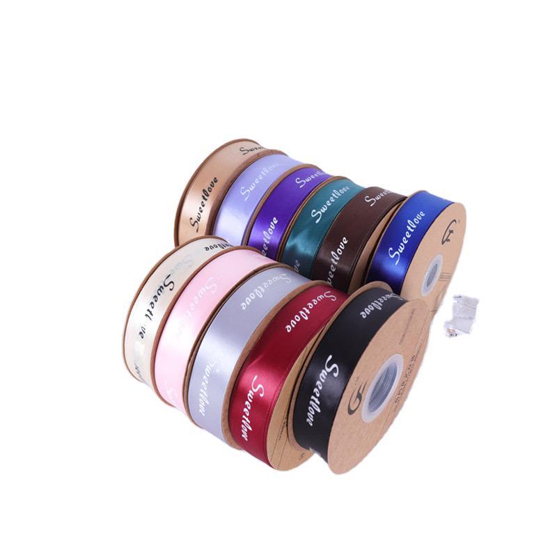 2,5 cm cinta de impresión de cinta inglesa ramo de cinta de lazo envuelto flor cinta flor material de embalaje al por mayor