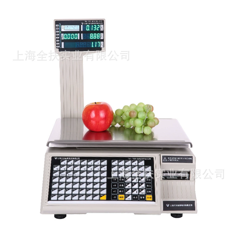 Шкала штрих-кода супермаркета TM-15 шкала ярлыка цены печатания штрихкода онлайн и ценить электронные весы