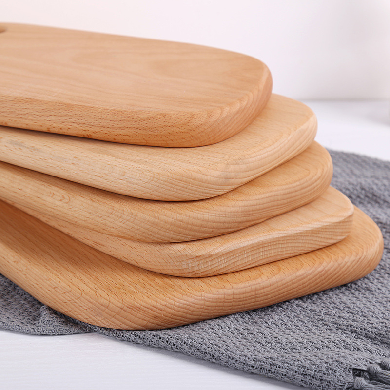 Haya tabla de cortar tablero de pan hogar tabla de cortar restaurante comida occidental tablero en stock japonés sushi pizza bandeja madera maciza