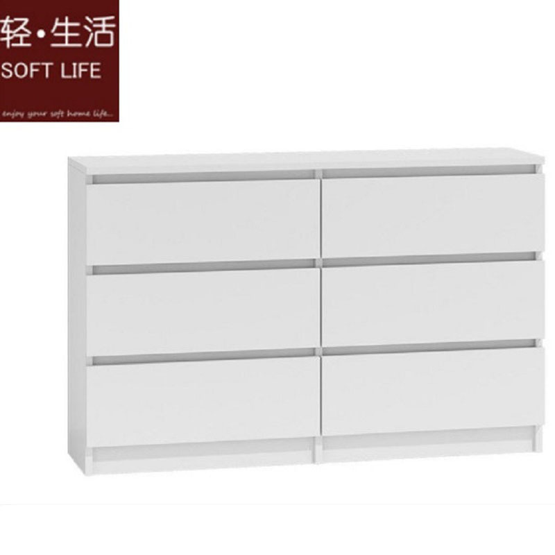 Los fabricantes suministran los muebles del dormitorio gabinete del cajón del gabinete del lado simple armario del cajón horizontal gabinete de almacenamiento