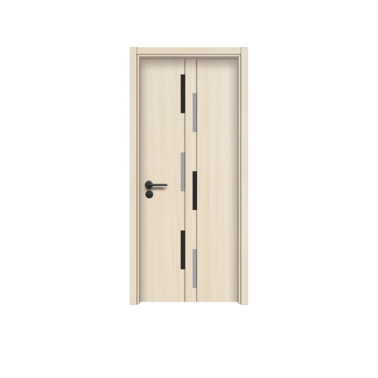 Puerta de madera de aluminio simple puerta minimalista puerta interior mudo dormitorio habitación insonorizada puerta del hotel puerta ecológica puerta plana fabricante