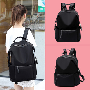 Schoolbag Women's Korean High School Student Backpack Canvas Travel Capacity Junior High School Computer Backpack
