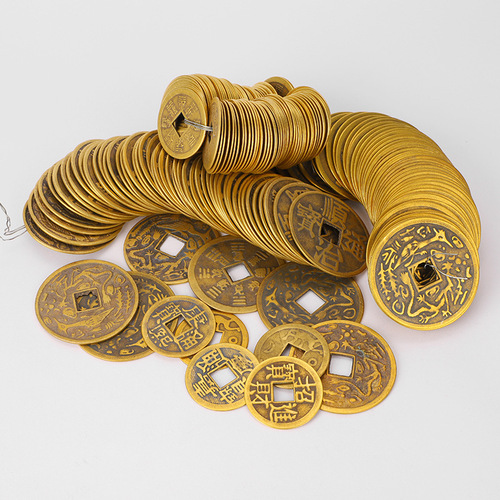 Manufacturer wholesale copper coins Five Emperors coins 4 cm 6 cm large copper coins antique coins brass Five Emperors coins