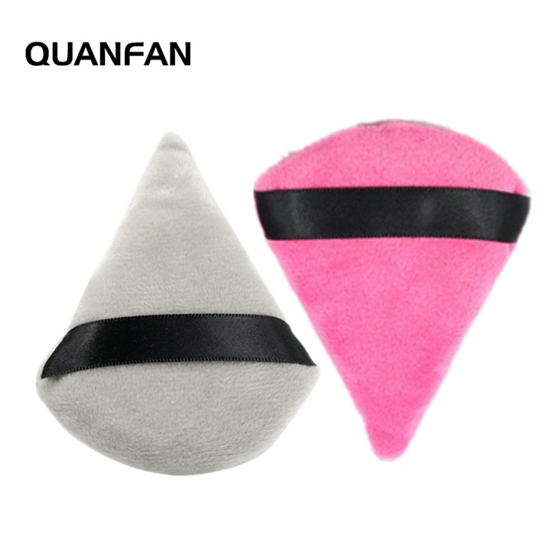 Triangle, loose powder for contouring, cosmetic sponge