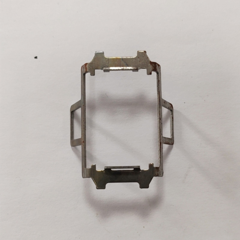 冲压件加工镀锌板折弯件四开固定支架来图样电子元件拉伸电器配套