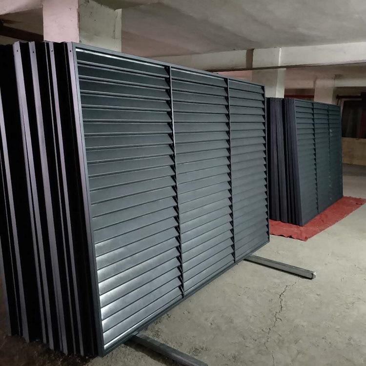 锌钢百叶窗钢结构厂房气楼通风散热作用至而美百叶窗颜色及款式全