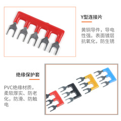 Connectors for TBTD1510/1512 terminal blocks, splicing clips for 15A/25A shorting bars, relay connection strips