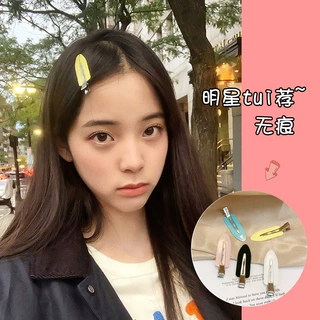 欧阳娜娜同款发夹小巧精致头饰刘海侧边夹一字发卡鸭嘴夹几何风