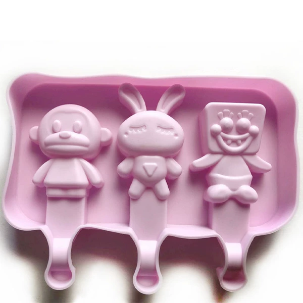 Cartoon little monkey triple composite model