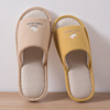 Slippers, men's non-slip summer Japanese footwear indoor for beloved, cotton and linen, absorbs sweat and smell