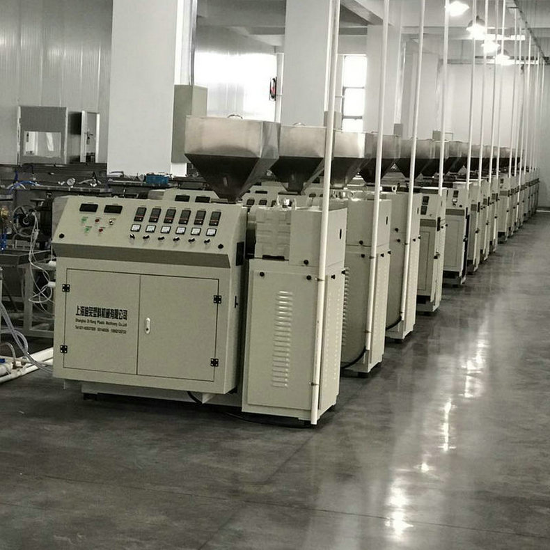 迪荣供应25单螺杆挤出机 塑料管材色标机标线机 实验室小型挤出