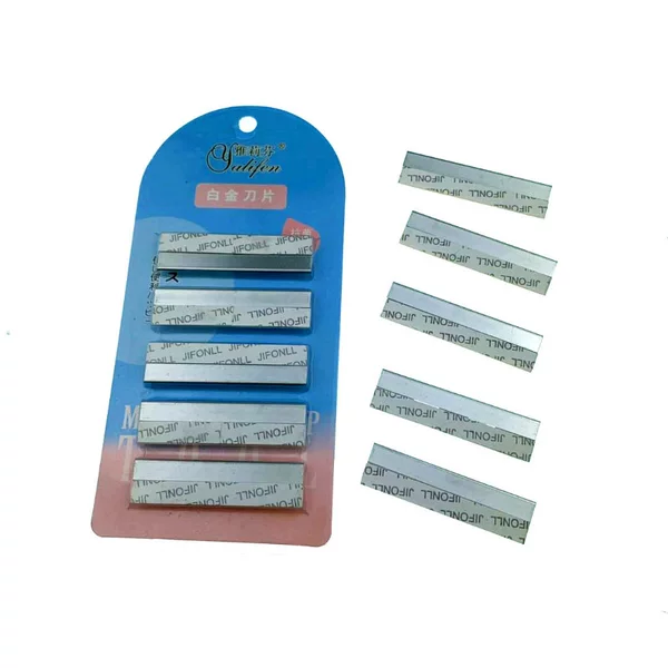 Stall supply 5 pieces stainless steel eyebrow scraping and eyebrow shaping blade feather blade makeup artist professional eyebrow scraping knife eyebrow drawing