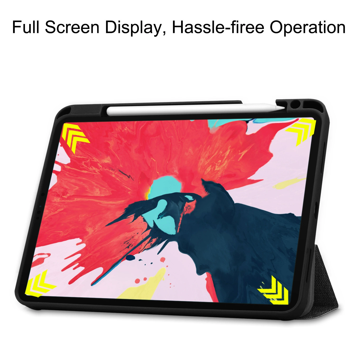 Подходящий защитный чехол для нового iPad Pro 11 2020 дюймов с местом для стилуса, TPU мягкая оболочка, защитная крышка