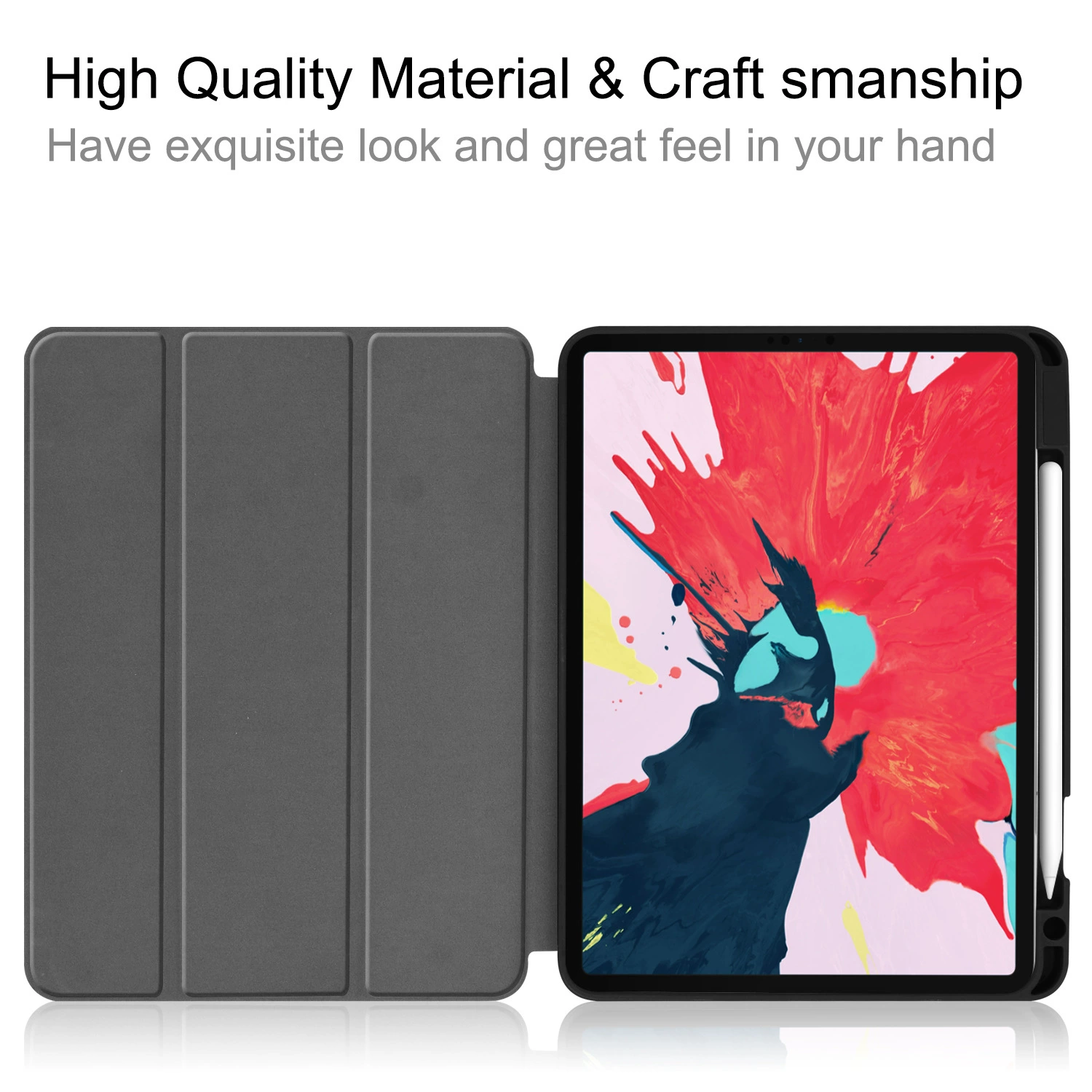 Подходящий защитный чехол для нового iPad Pro 11 2020 дюймов с местом для стилуса, TPU мягкая оболочка, защитная крышка