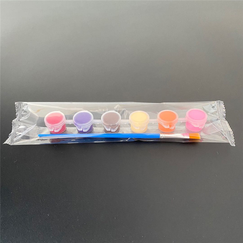 3ml 6-color de embalaje tipo B más una pluma de fila