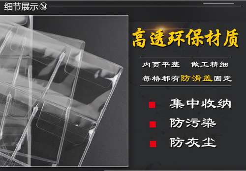 Universal 9-hole factory direct sales 12-grid coin collection book loose-leaf coin storage inner pages 9 grids 6 grids