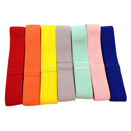 Factory direct sales high elastic lunch box elastic strap double layer lunch box fixed strap colorful lunch box strap