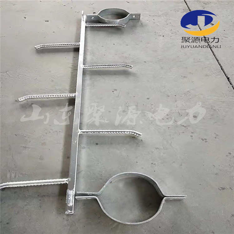 热镀锌爬梯 圆管/方管/角钢爬梯 山东聚源厂家生产 交货期短