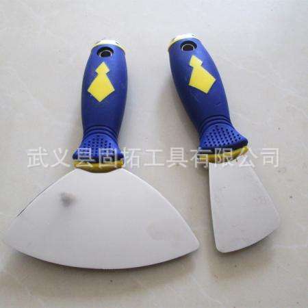 不锈钢软包塞刀油灰刀抹泥刀软包施工工具大小号不锈钢铲刀腻子