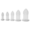 Transparent white five-piece set (packed in aluminum foil bag)
