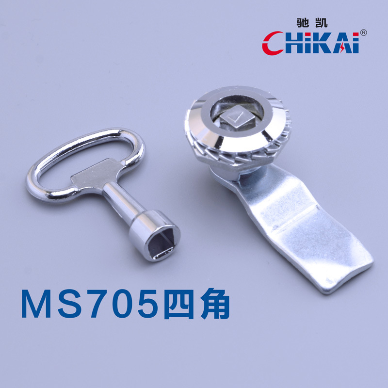 MS705 cerradura de acero inoxidable triángulo cerradura cilindro cubo de basura cerradura caja eléctrica cerradura de la puerta del gabinete cerradura de aleación de zinc cerradura cilíndrica cerradura de la lengua