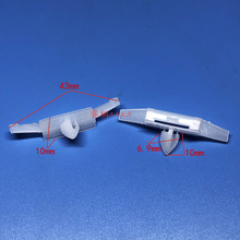 适用于本田飞度七八代雅阁哈飞赛豹车门车窗亮压条装饰条卡扣卡子