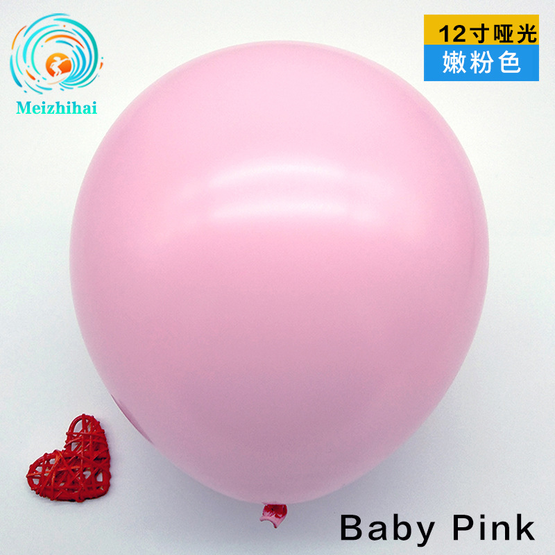 Set de Globos Mate de 12 Pulgadas, Gruesos, Personalizados para Cumpleaños Infantiles, Decoración de Bodas y Arreglos de Globos Coloridos