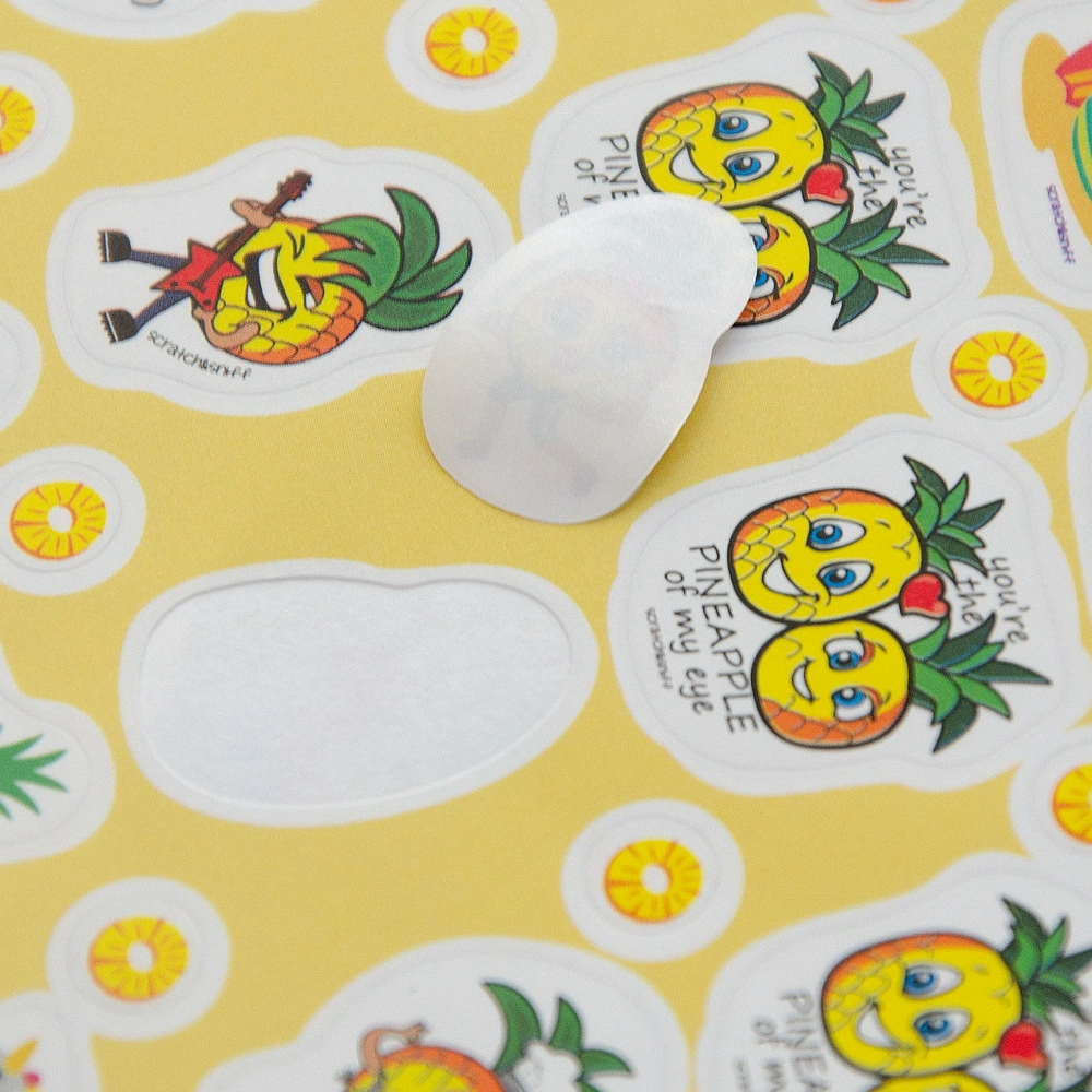 Очищающие ароматические наклейки Наклейки с запахом Клейкая печать ароматов Наклейки с ароматом Карты