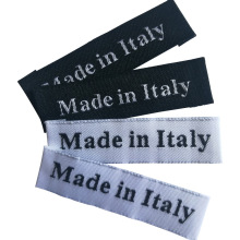 现货产地织标意大利制造领标布服装标唛头Made in Italy织唛