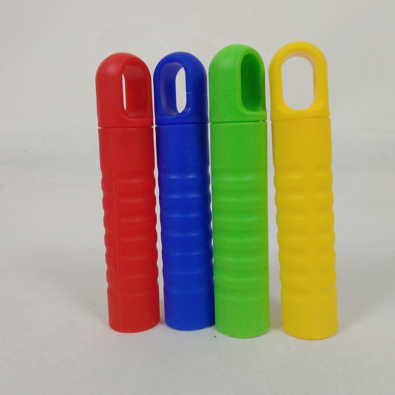 Mop plastic parts four-color handle thickened handle mop rod accessories cap non-slip belt hole can be hung handle