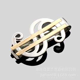 美元钱夹制作创意定作不锈钢信用卡夹?金属个性几何