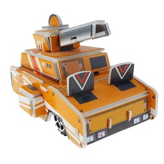 DIY products of school handicraft class 3D stereoscopic jigsaw model students do it themselves teaching science stereoscopic recoil tank 