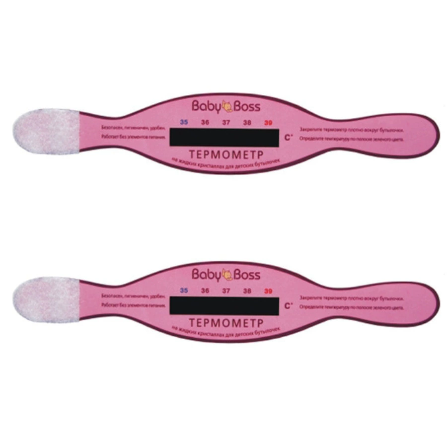 Термометр для детской бутылочки на липучке, наклейка для измерения температуры в бутылочке для матери и младенца, наклейка с логотипом