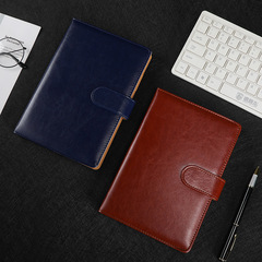 A5商務筆記本記事本批發pu皮黨員學習日記本會議記錄本印logo