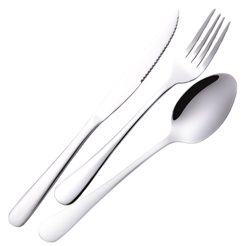 Cross-border 1010 Steak Knife Restaurant Hotel Tableware Wholesale Western Knife Set Stainless Steel Can Add Logo