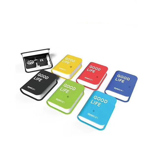 Wholesale new contact lens care box Keda 1702 book cute dictionary color glasses contact lens companion box