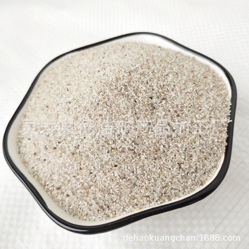 油田钻井用圆粒质感砂儿童娱乐鱼缸造景海沙压裂砂