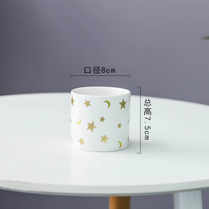 Brand realistic storage system, flowerpot, aromatherapy, ceramic candle