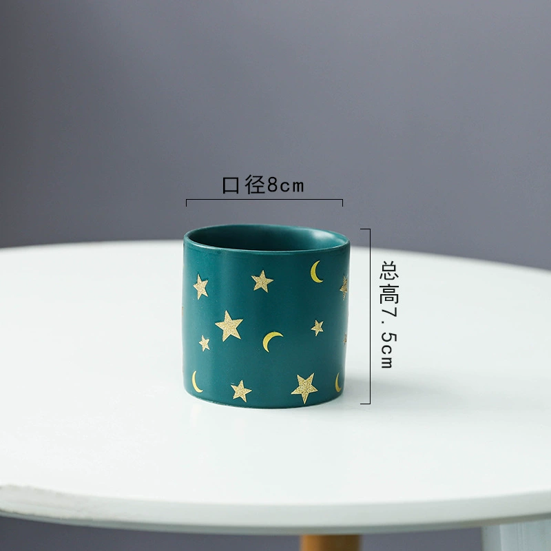 Brand realistic storage system, flowerpot, aromatherapy, ceramic candle