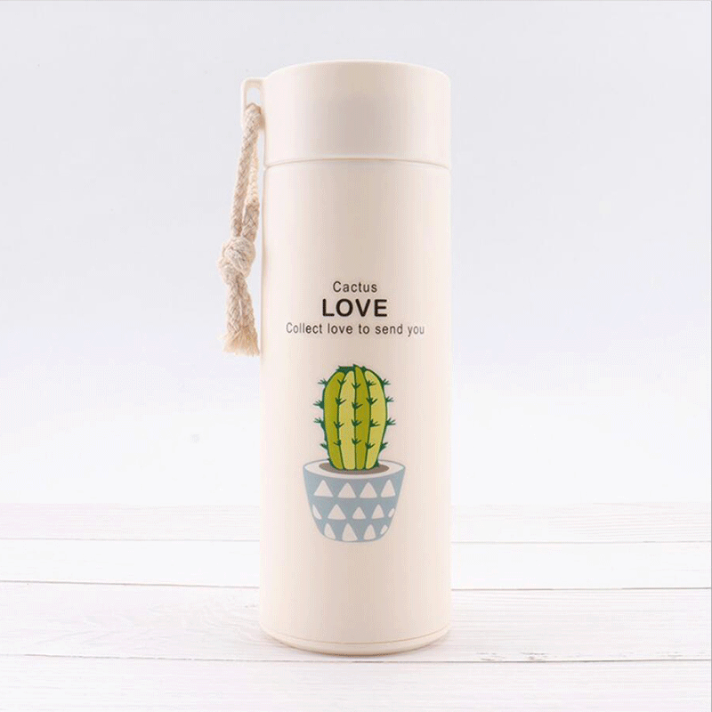 Taza de vidrio para negocios, diseño simple con mango de cuerda, antigua, regalo publicitario con logo.