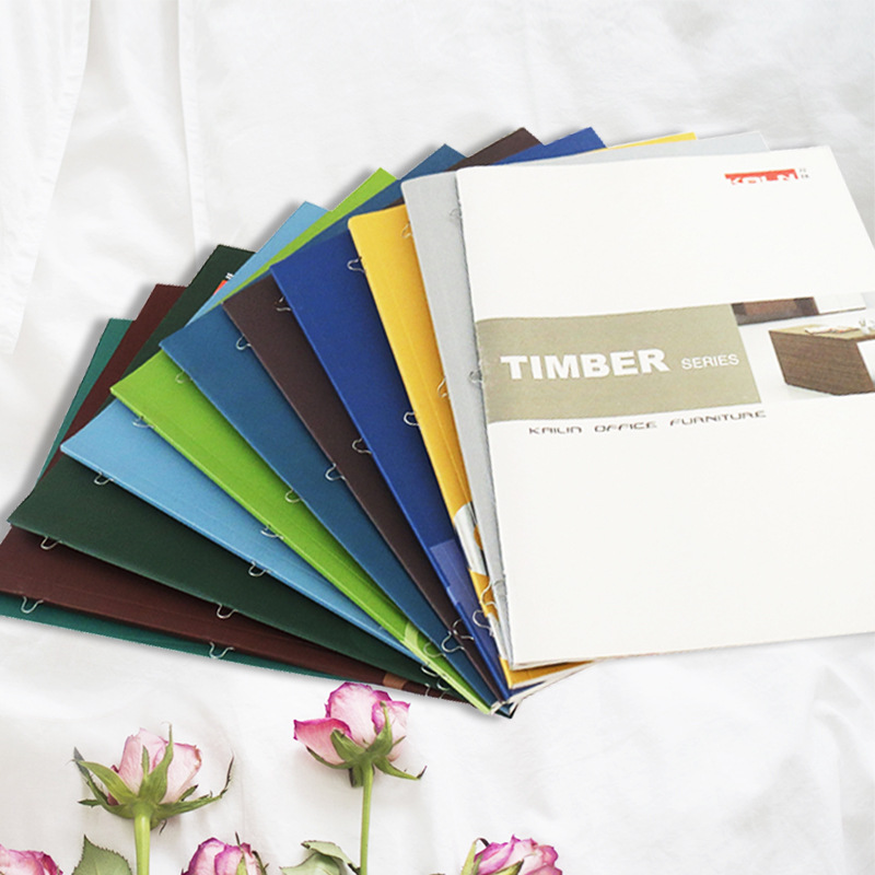 挂式蝴蝶钉画册印刷蝴蝶钉宣传单黑说明书挂钉宣传手册排版设计