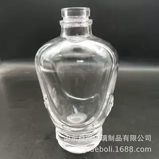 透明500ml白酒玻璃瓶密封药酒瓶规格可定制玻璃瓶1斤装