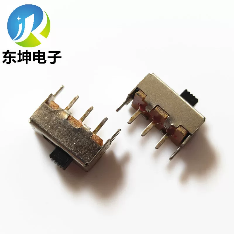 东坤 Switch toggle switch SS-12F44G5 (1P2T) vertical single row five-pin sliding toy switch