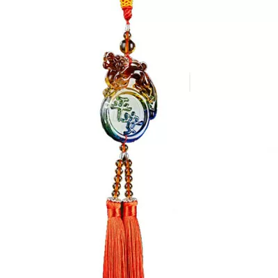 Car hanging – generation of colored glaze bite